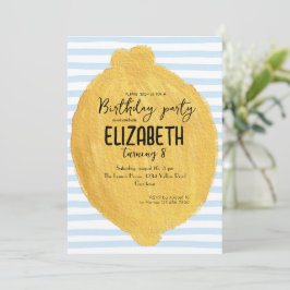 Lemon Party Inbjudan för barn