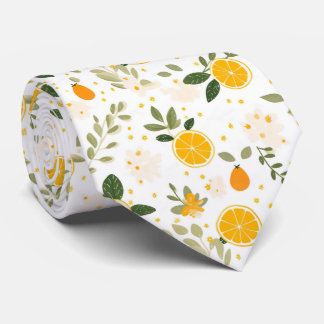 Lemon Pattern Men's Necktie  Slips