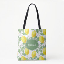 Lemon Personlig Tote Bag