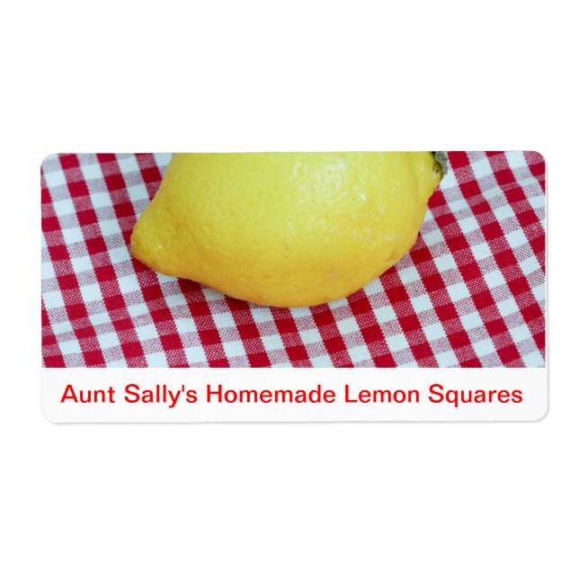 Lemon Picnic Fraktsedel (Framsidan)