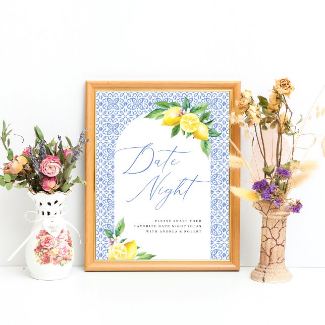 Lemon Positano som är mer dejtkvällsideer Poster (Skapare uppladdad)