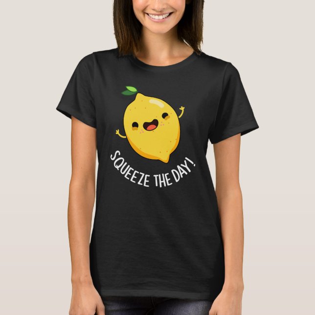 Lemon Pun Mörk BG T Shirt (Framsida)