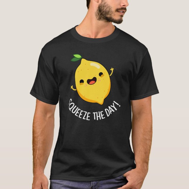 Lemon Pun Mörk BG T Shirt (Framsida)