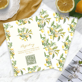 Lemon QR-kodkort Tilläggskort