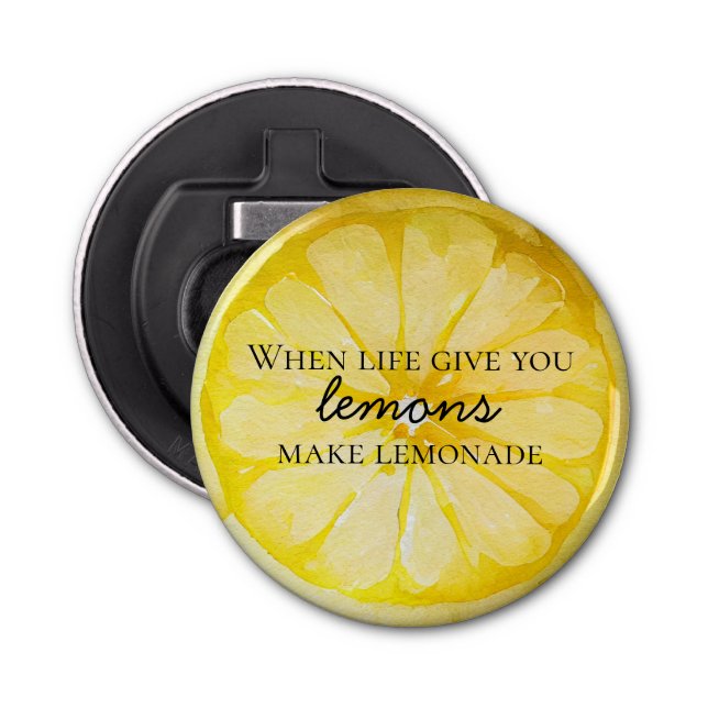 Lemon Quote Flasköppnare (Framsidan)