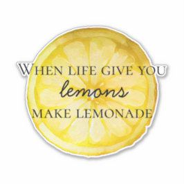 Lemon Quote Klistermärken