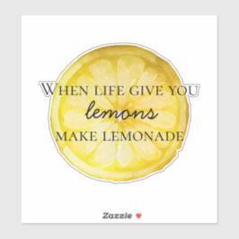 Lemon Quote Klistermärken