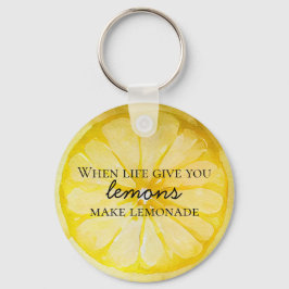 Lemon Quote Nyckelring