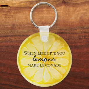 Lemon Quote Nyckelring