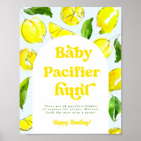 Lemon Retro Nappar Hunt Shower Games i Baby