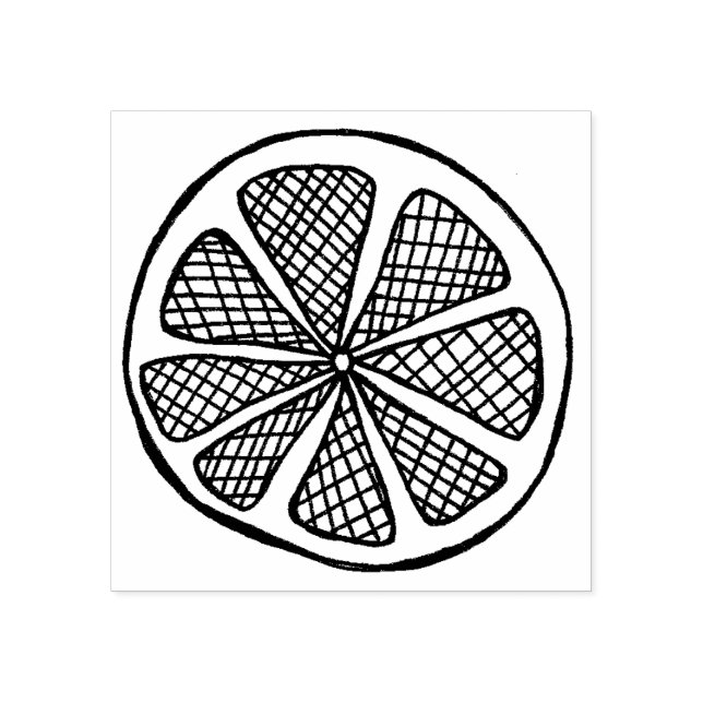 Lemon Segce Frimärke Stämpel (Tryck)