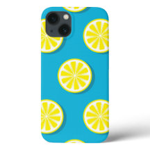 Lemon Segce Mönster iphone case