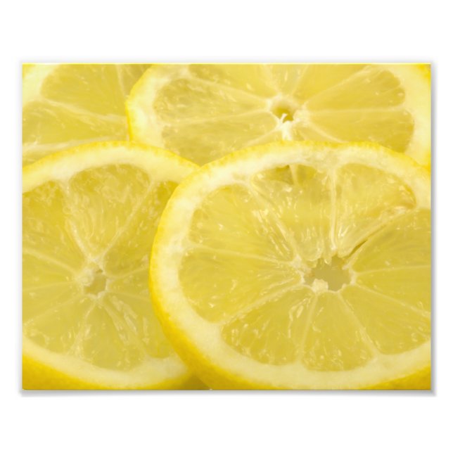 Lemon-segment Fototryck (Framsidan)
