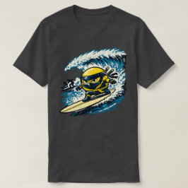 Lemon Shinobi Surf Race — Vintage Summer Ninja  T Shirt