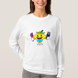 Lemon som Hairdresser med Comb & Razor T Shirt