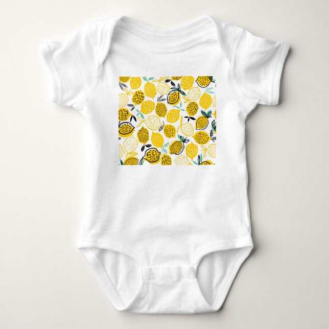 Lemon Sommardesign, Vintage illustration T Shirt (Framsida)