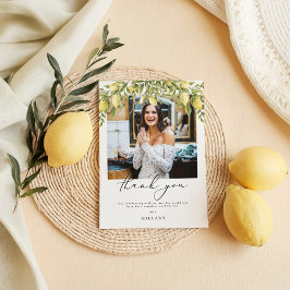 Lemon Sorrento Photo Möhippa - tack för ditt kort