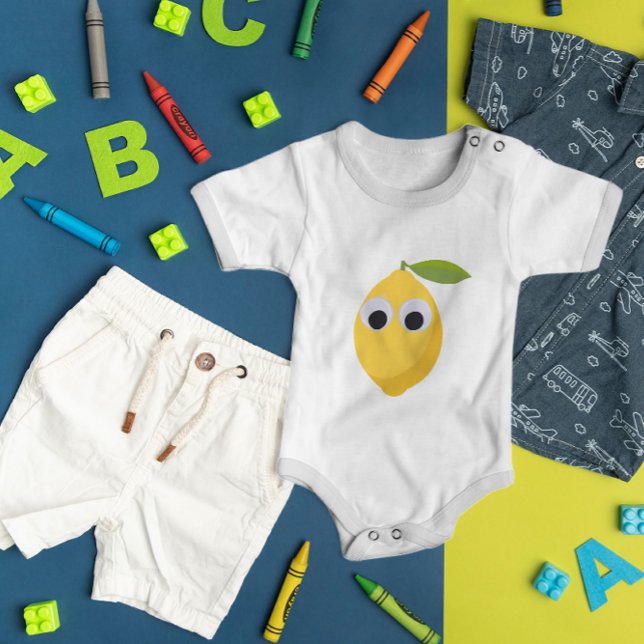 Lemon, söt frukt med googly ögon t shirt ( sweetness and cuteness of the lemon with big googly eyes make it a versatile and lovable character)