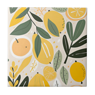 Lemon Square Kakelplatta