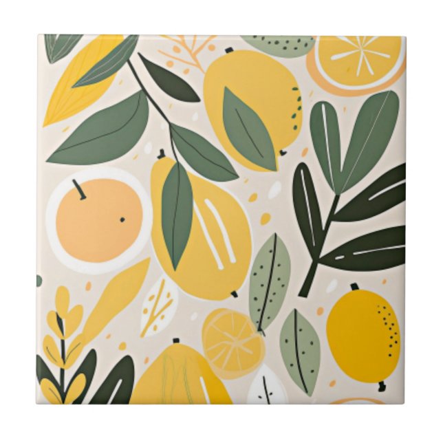 Lemon Square Kakelplatta (Framsidan)