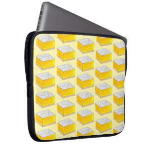 Lemon Square Pub Pastry Dessert Bake Sale Sweets Laptop Sleeve