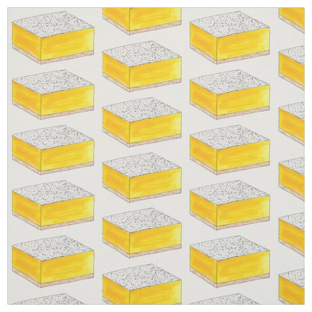 Lemon Square Pub Pastry Dessert Bake Sale Sweets Tyg (Provkarta)