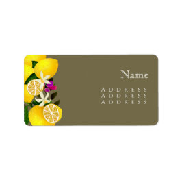 Lemon Squeeze Namn Adressetikett