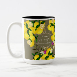 Lemon Squeeze Två-Tonad Mugg