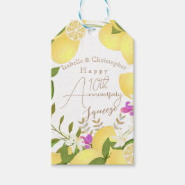 Lemon Squeeze White Presentetikett