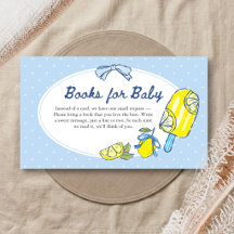 Lemon Squeeze You Baby Shower-böcker för bebis