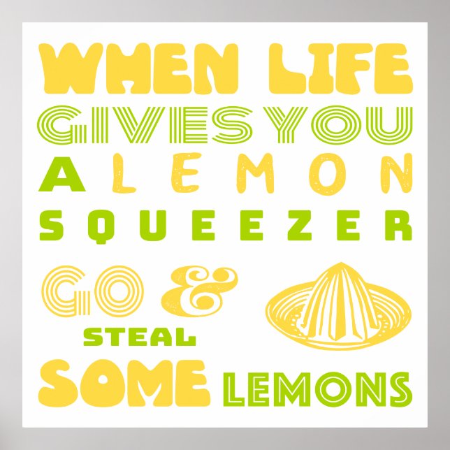 Lemon Squeezer Poster (Framsidan)