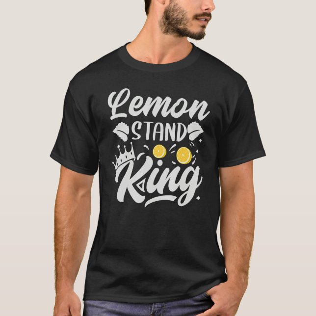 Lemon Stand King  Lemonade Summer  Son  Nephew T Shirt (Framsida)