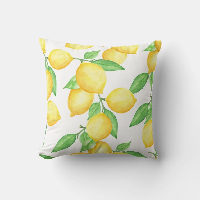 Lemon Stänk 16 x 16 Kudde (Framsida)