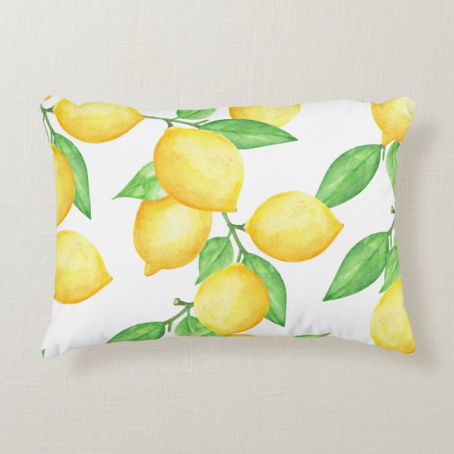 Lemon Stänk accent Pillow Prydnadskudde (Framsidan)