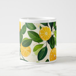 ’Lemon Stänk Coffee Mugg’ Jumbo Mugg