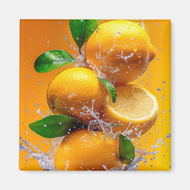 Lemon Stänk Magnet (Framsidan)