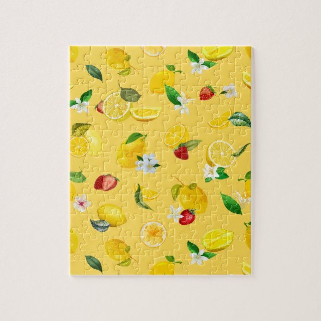 Lemon & Strawberry 3 Pussel (Vertikal)
