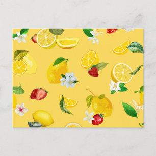 Lemon & Strawberry 3 Vykort