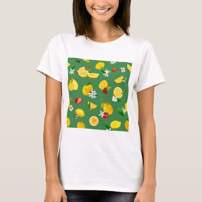 Lemon & Strawberry 4 T Shirt (Framsida)