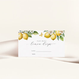 Lemon Summer Hur många citron droppar spel Tilläggskort