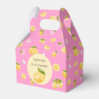 Lemon Sweet One 1st Birthday Presentaskar