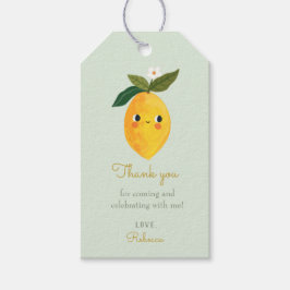 Lemon Tack för att du ger Märkre Presentetikett