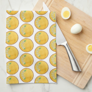 Lemon Tart Tarte au Citron Curd Paj Baking Food Kökshandduk