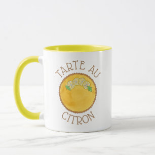 Lemon Tart Tarte au Citron Curd Paj Baking Food Mugg