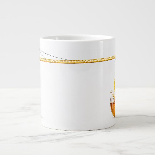 Lemon Tea Under Construction – Jumbo Mug for True  Jumbo Mugg (Framsidan)