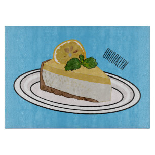 Lemon-tecknad för ostekakning
