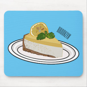 Lemon-tecknad för ostekakning musmatta