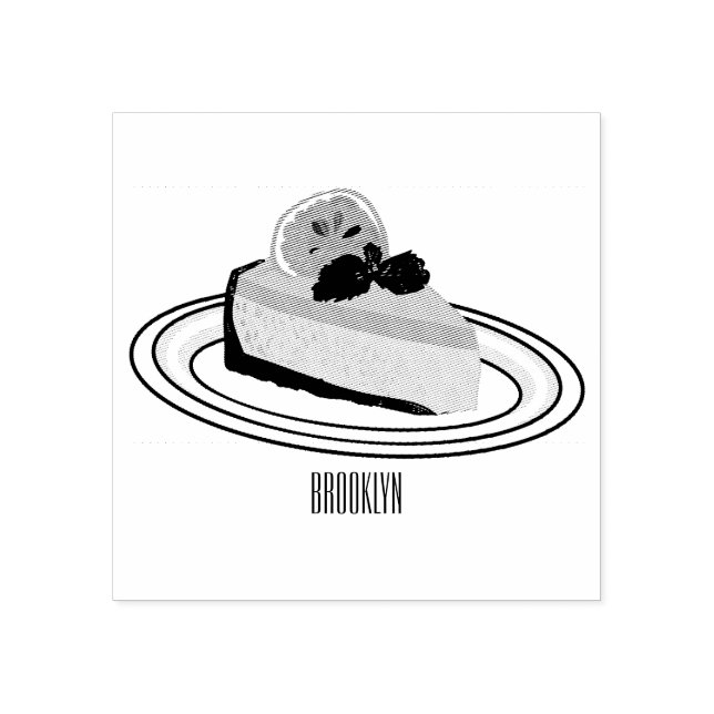 Lemon-tecknad för ostekakning stämpel (Tryck)