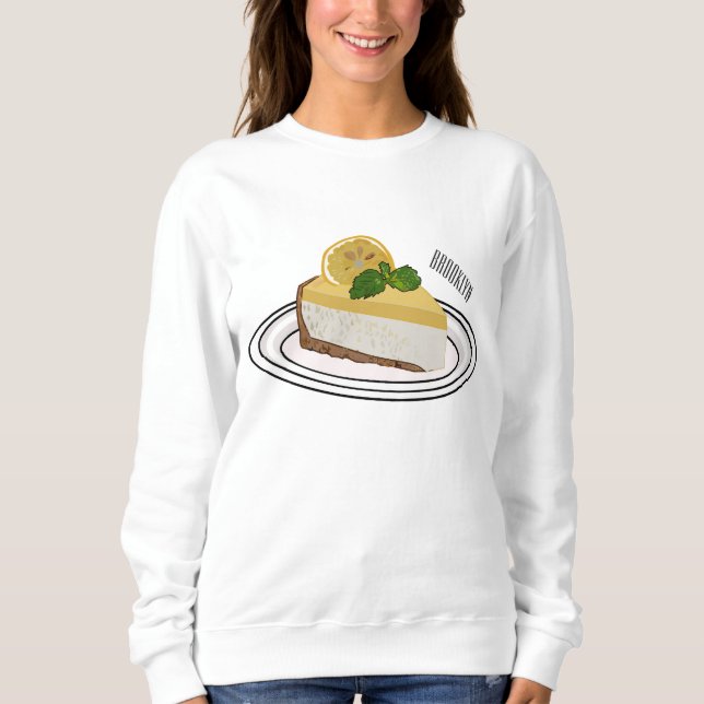 Lemon-tecknad för ostekakning t shirt (Framsida)