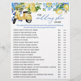 Lemon-tema, Möhippa - spel Reklamblad